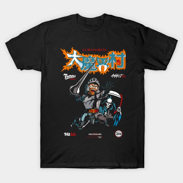 Ghouls'N Ghosts Retro Arcade Vintage T-Shirt by wearableitems